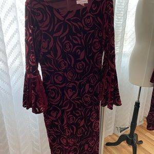 Velvet dress Calvin Klein